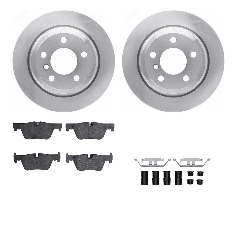 Dynamite Friction 6612-31408 Disc Brake Kit - Rear