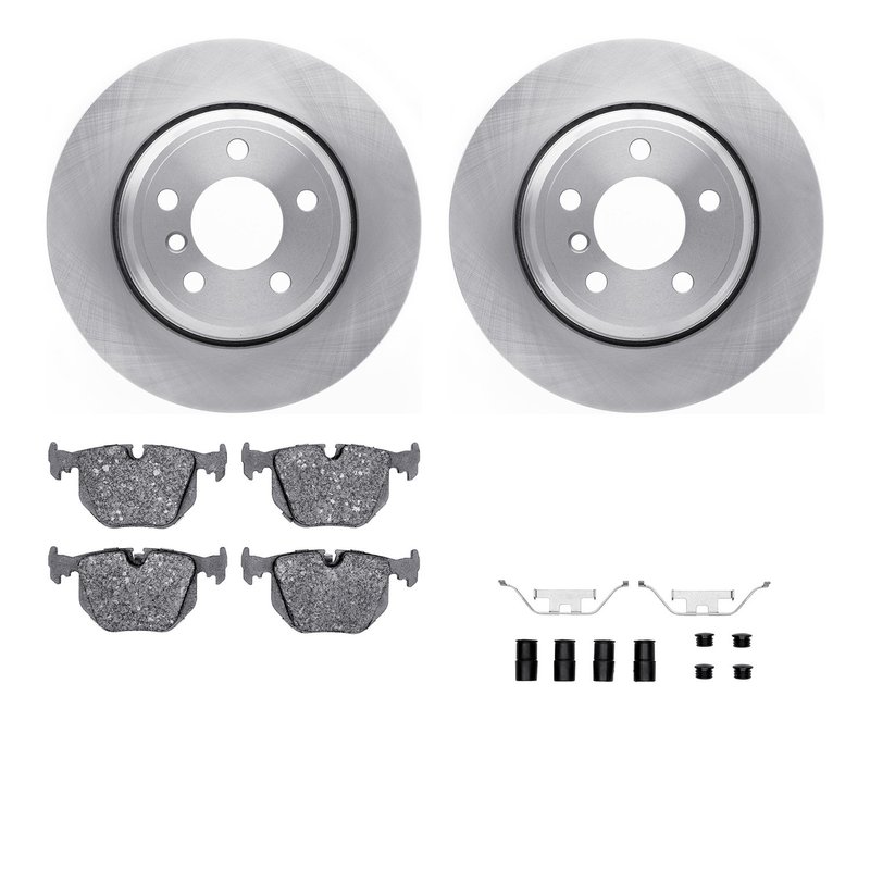 Dynamite Friction 6612-31442 Disc Brake Kit - Rear