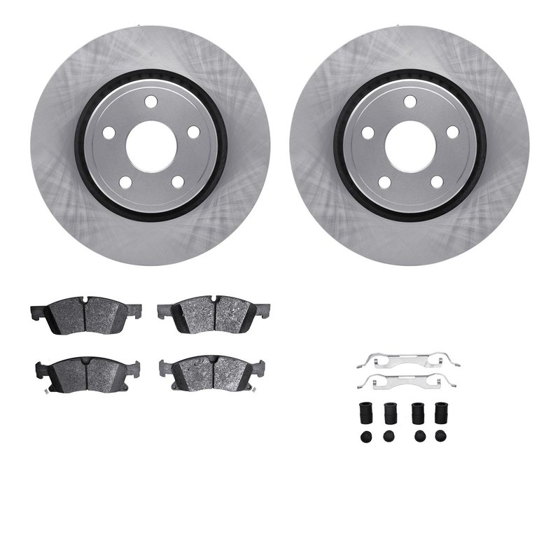 Dynamite Friction 6612-42017 Disc Brake Kit - Front