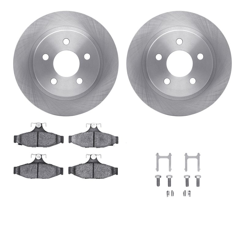 Dynamite Friction 6612-47007 Disc Brake Kit - Rear