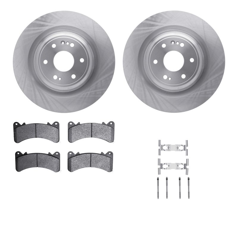 Dynamite Friction 6612-47058 Disc Brake Kit - Front