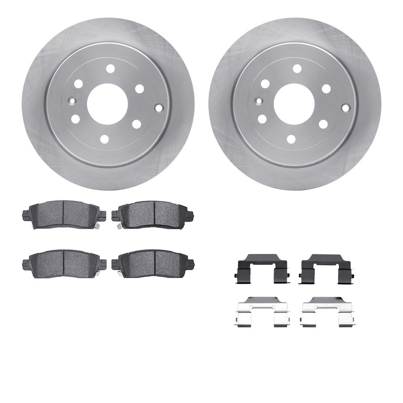 Dynamite Friction 6612-48027 Disc Brake Kit - Rear