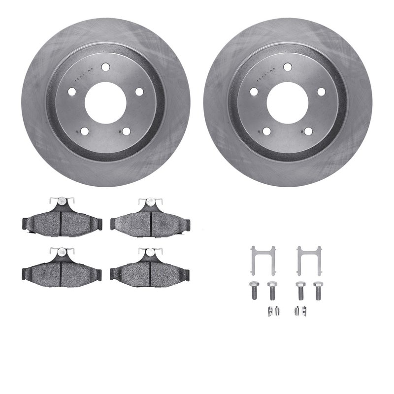 Dynamite Friction 6612-52003 Disc Brake Kit - Rear