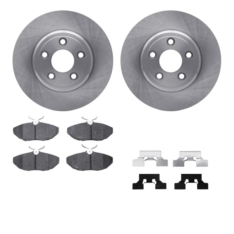 Dynamite Friction 6612-54023 Disc Brake Kit - Rear