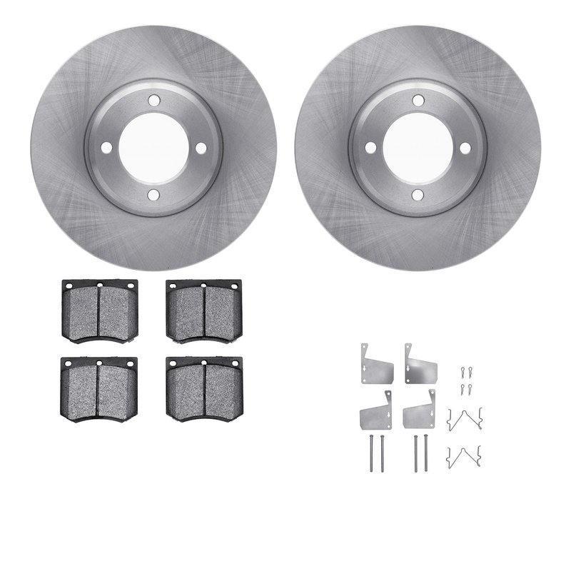 Dynamite Friction 6612-56018 Disc Brake Kit - Front