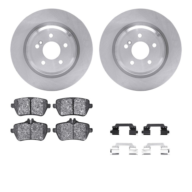 Dynamite Friction 6612-63358 Disc Brake Kit - Rear