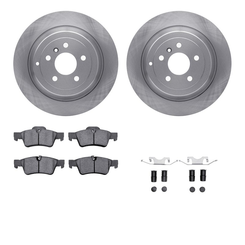 Dynamite Friction 6612-63413 Disc Brake Kit - Rear