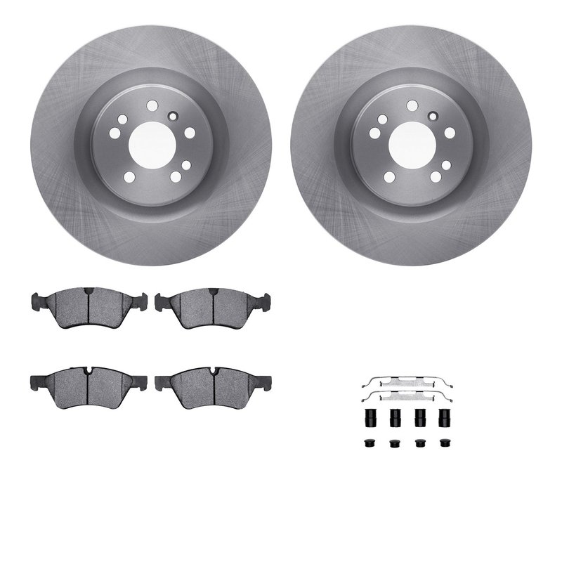 Dynamite Friction 6612-63417 Disc Brake Kit - Front
