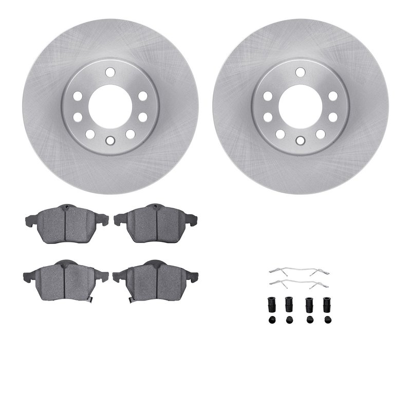 Dynamite Friction 6612-65026 Disc Brake Kit - Front