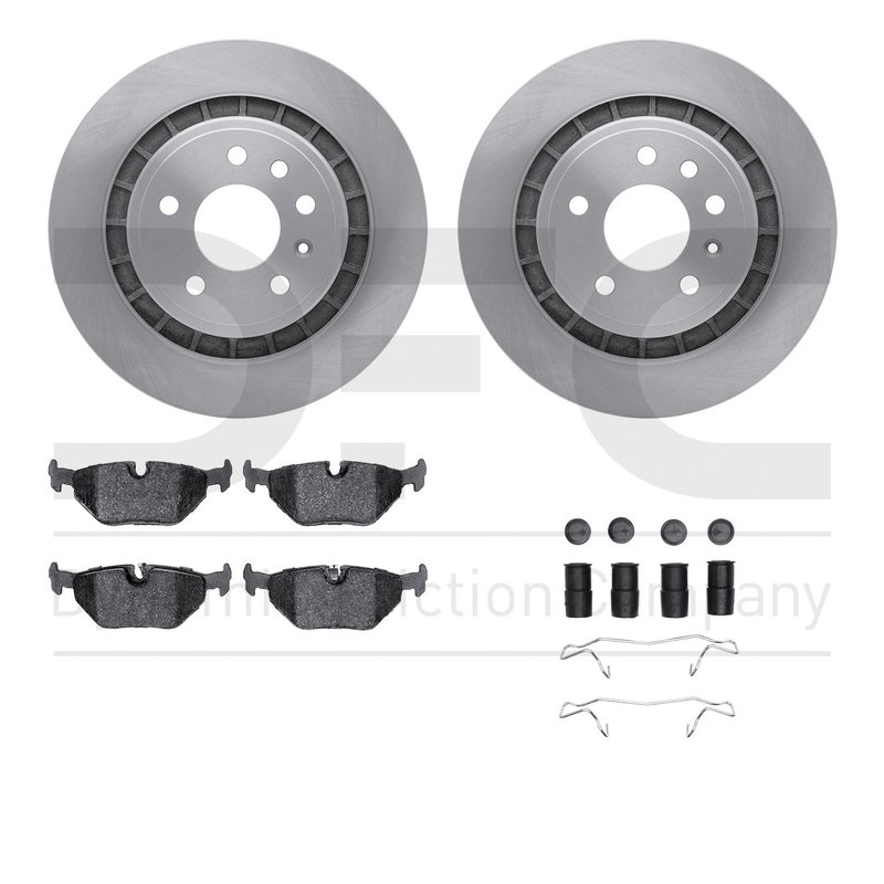 Dynamite Friction 6612-65037 Disc Brake Kit - Rear