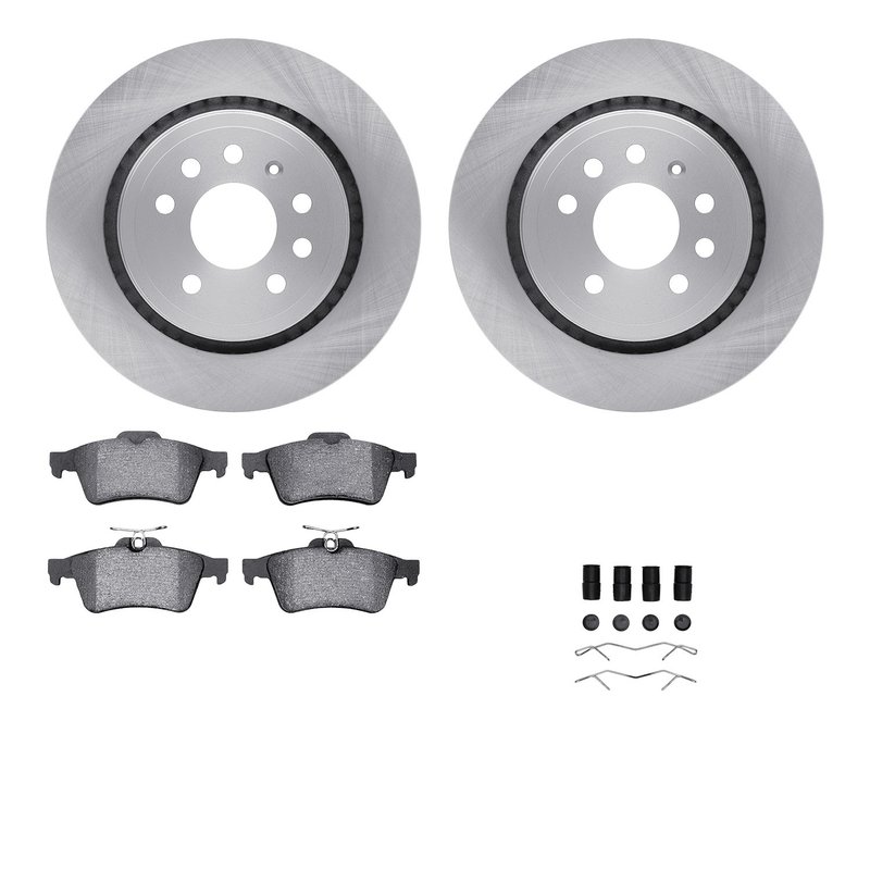 Dynamite Friction 6612-65061 Disc Brake Kit - Rear