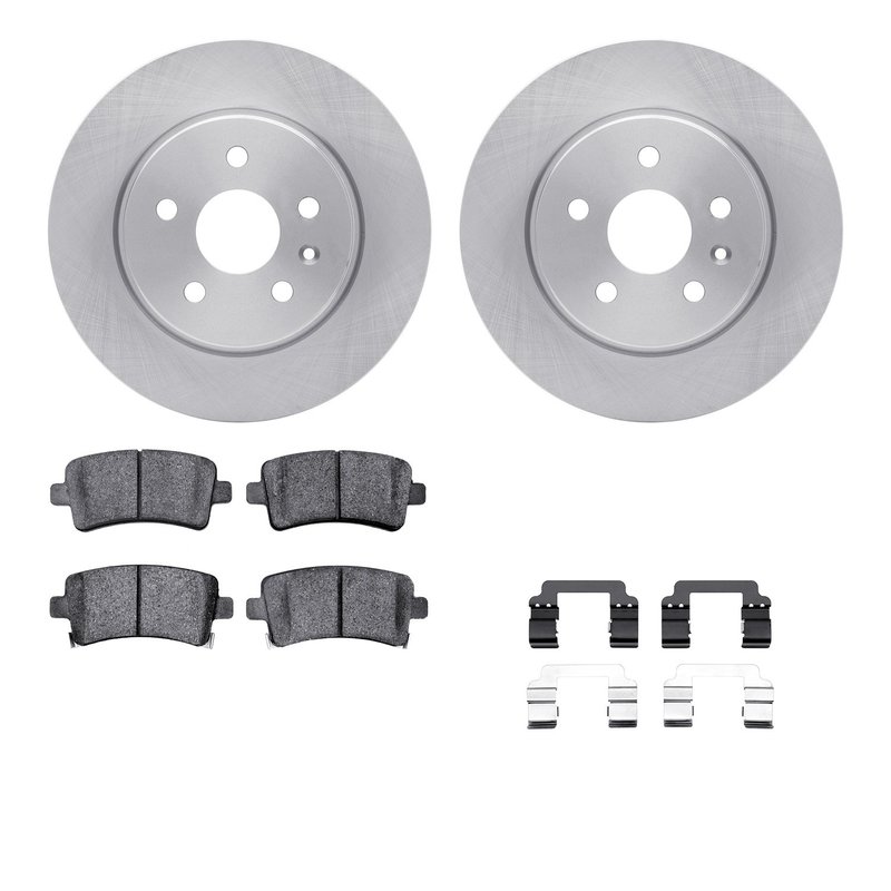 Dynamite Friction 6612-65076 Disc Brake Kit - Rear