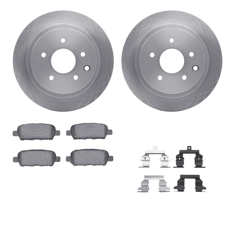 Dynamite Friction 6612-67042 Disc Brake Kit - Rear