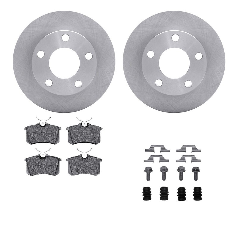 Dynamite Friction 6612-73087 Disc Brake Kit - Rear