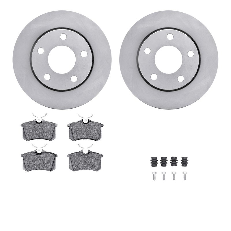 Dynamite Friction 6612-73107 Disc Brake Kit - Rear