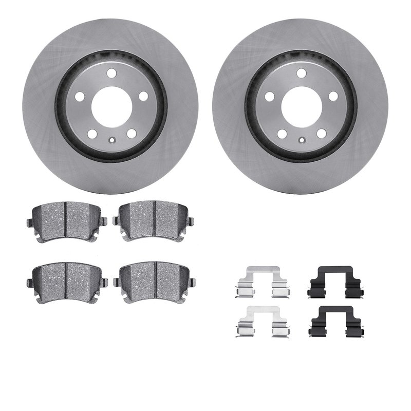 Dynamite Friction 6612-73120 Disc Brake Kit - Rear