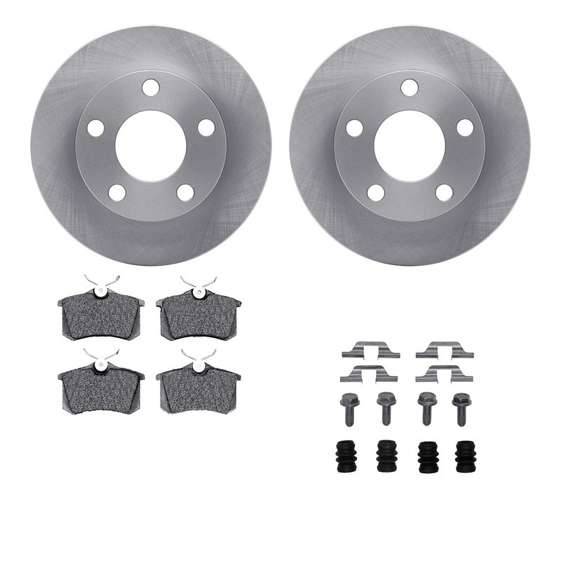 Dynamite Friction 6612-74054 Disc Brake Kit - Rear