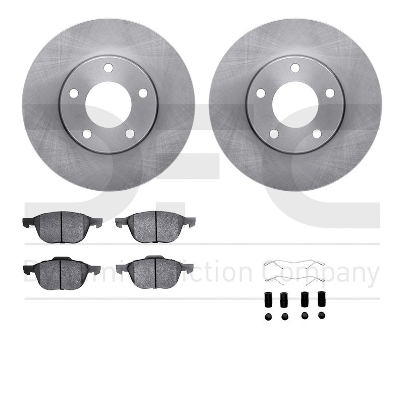Dynamite Friction 6612-80011 Disc Brake Kit - Front