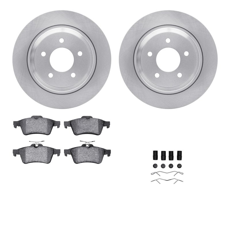 Dynamite Friction 6612-80023 Disc Brake Kit - Rear