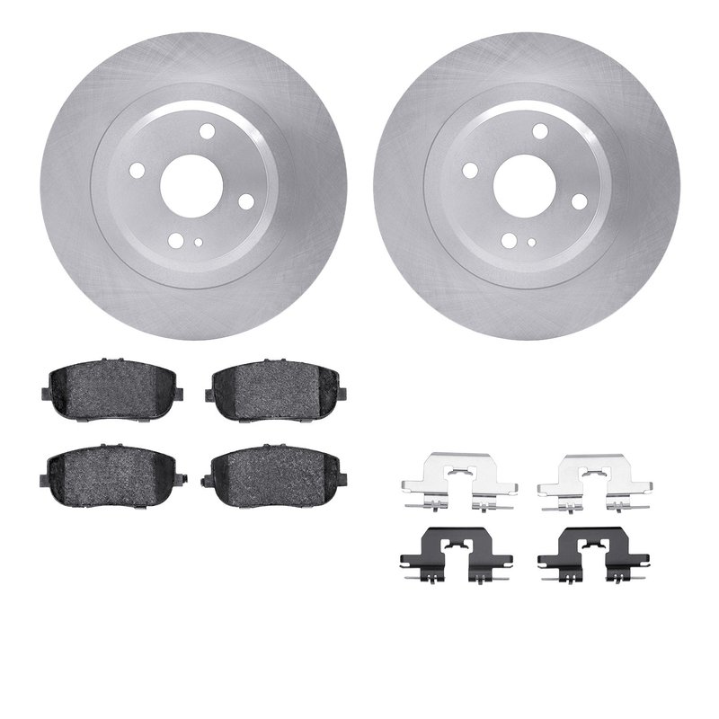Dynamite Friction 6612-80031 Disc Brake Kit - Rear
