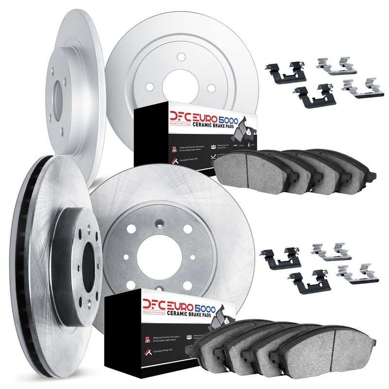 Dynamite Friction 6614-12803 Disc Brake Kit - Front and Rear