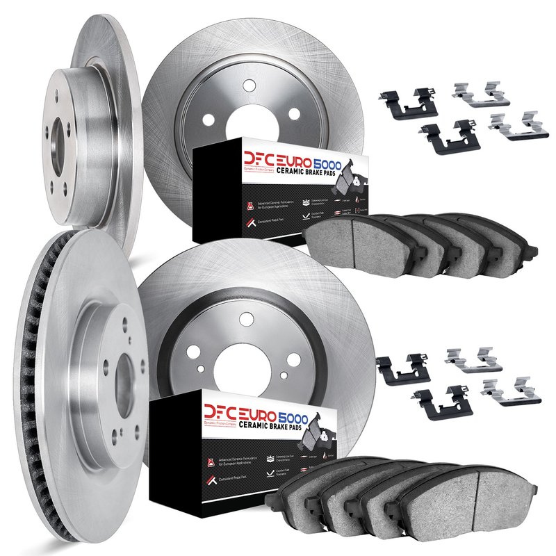 Dynamite Friction 6614-20008 Disc Brake Kit - Front and Rear