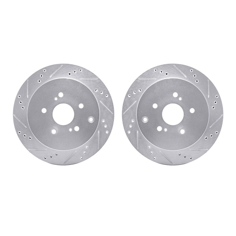 Dynamic Friction 7002-01012 Disc Brake Rotor Set - Rear