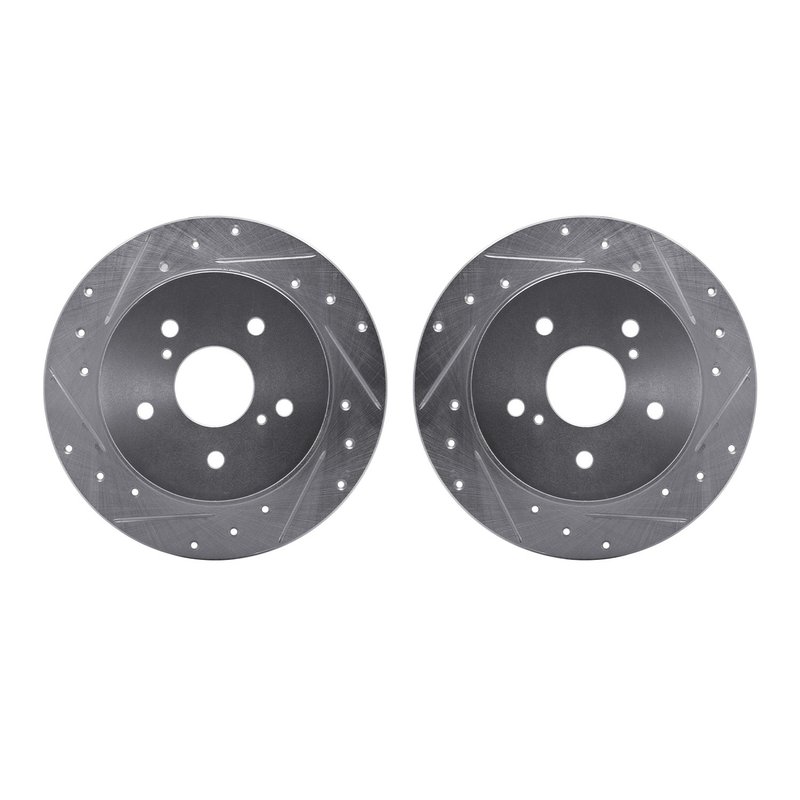 Dynamic Friction 7002-01015 Disc Brake Rotor Set - Rear