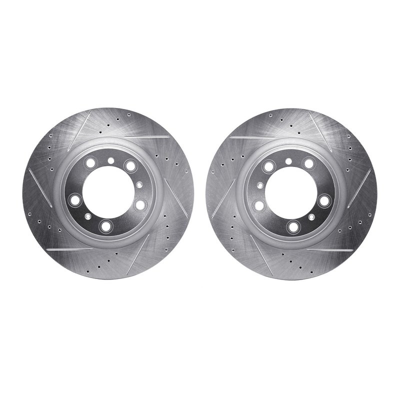Dynamite Friction 7002-02034 Disc Brake Rotor Set - Rear