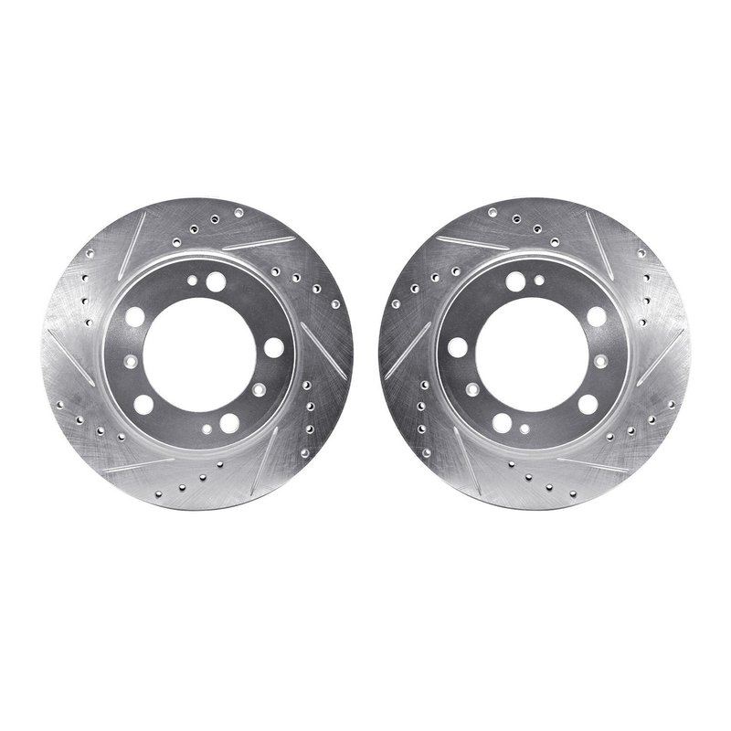 Dynamite Friction 7002-02041 Disc Brake Rotor Set - Rear