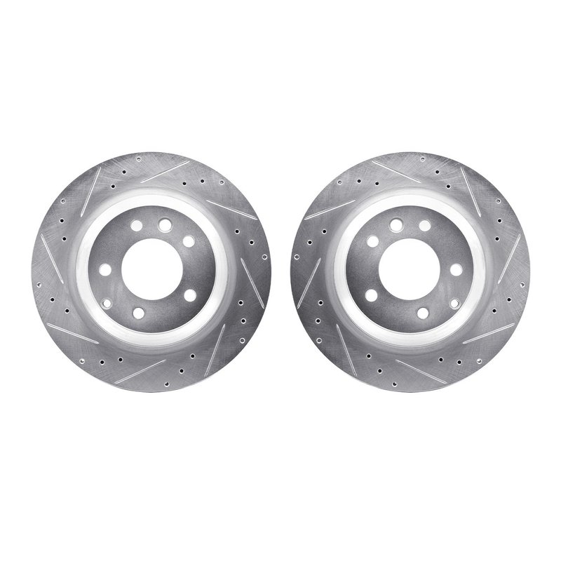 Dynamite Friction 7002-02044 Disc Brake Rotor Set - Rear