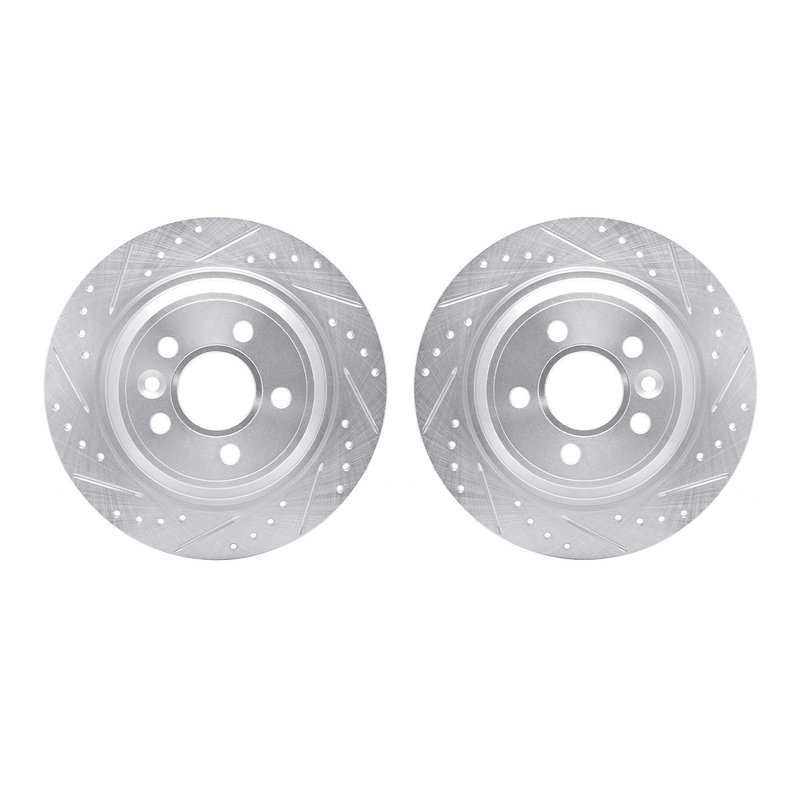Dynamite Friction 7002-11018 Disc Brake Rotor Set - Rear