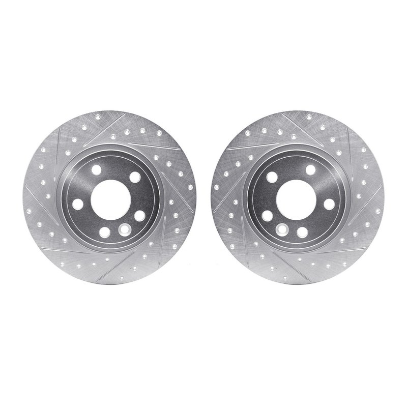 Dynamite Friction 7002-11019 Disc Brake Rotor Set - Rear