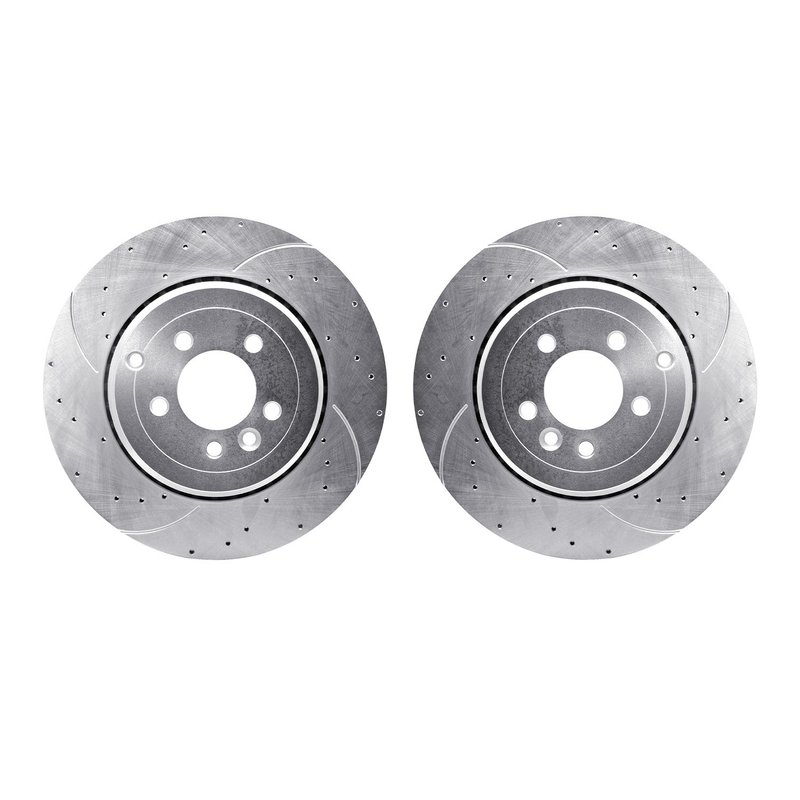 Dynamite Friction 7002-11035 Disc Brake Rotor Set - Rear