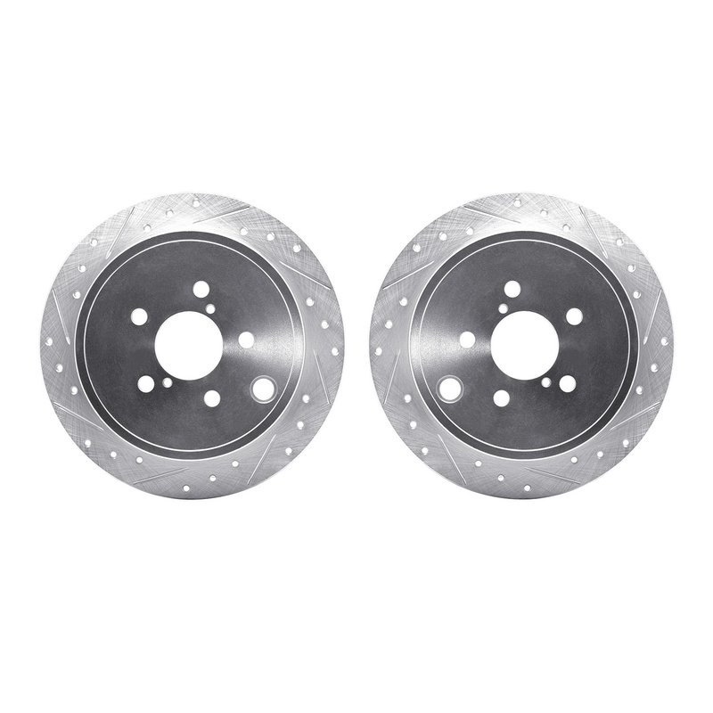 Dynamite Friction 7002-13030 Disc Brake Rotor Set - Rear