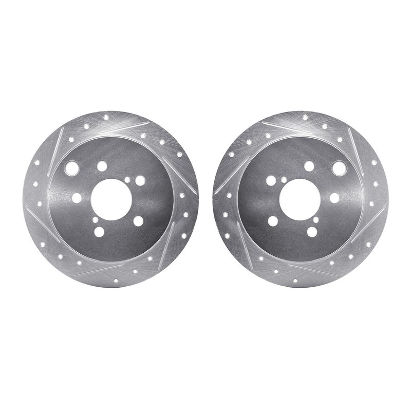 Dynamite Friction 7002-13032 Disc Brake Rotor Set - Rear