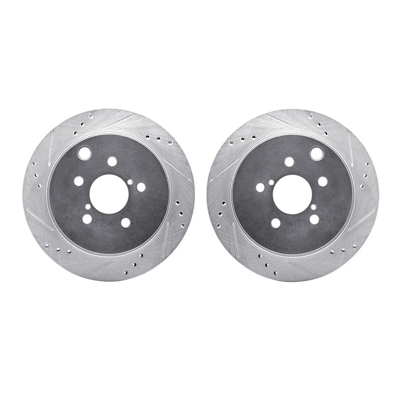 Dynamite Friction 7002-13034 Disc Brake Rotor Set - Rear