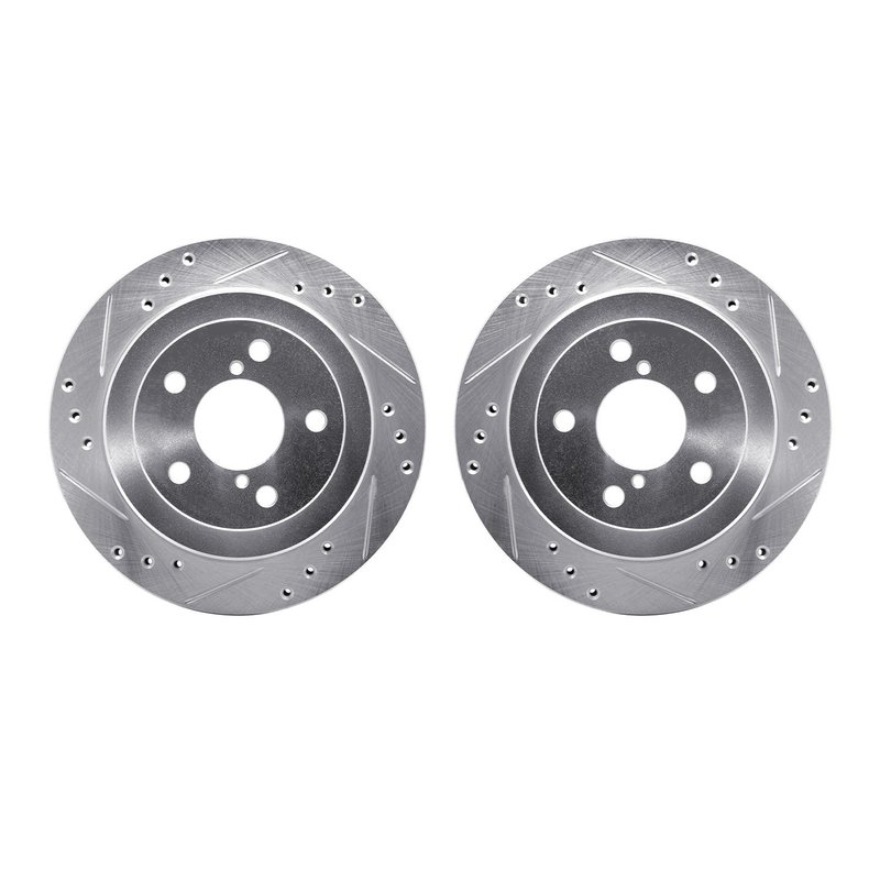 Dynamite Friction 7002-13041 Disc Brake Rotor Set - Rear