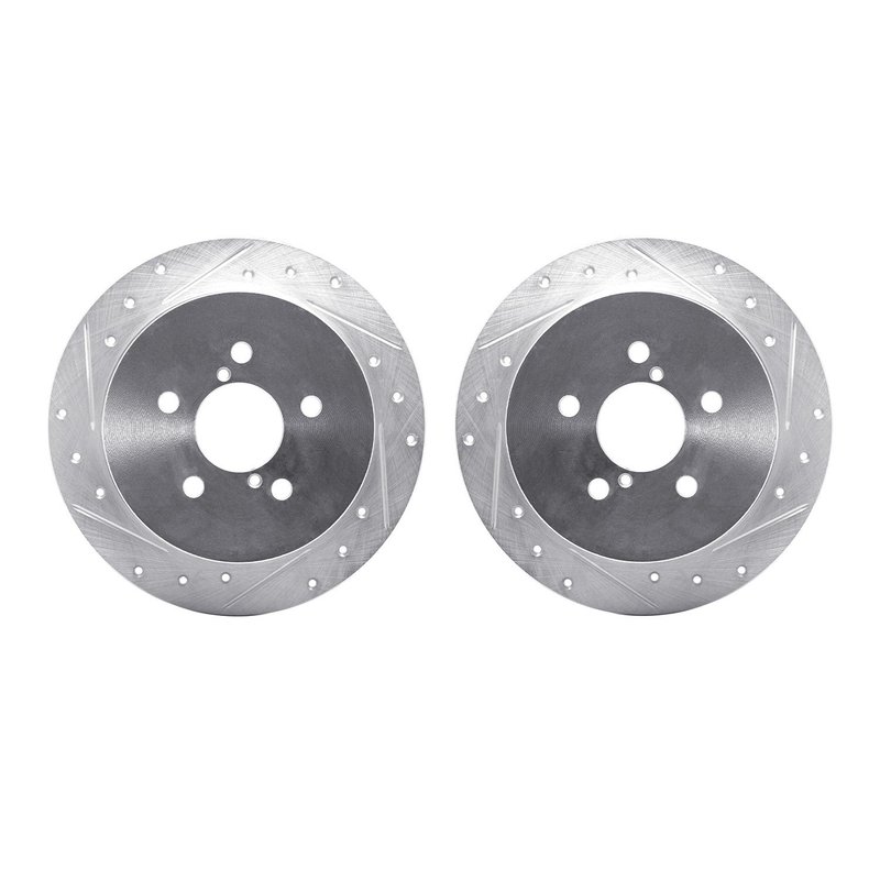 Dynamite Friction 7002-13042 Disc Brake Rotor Set - Rear
