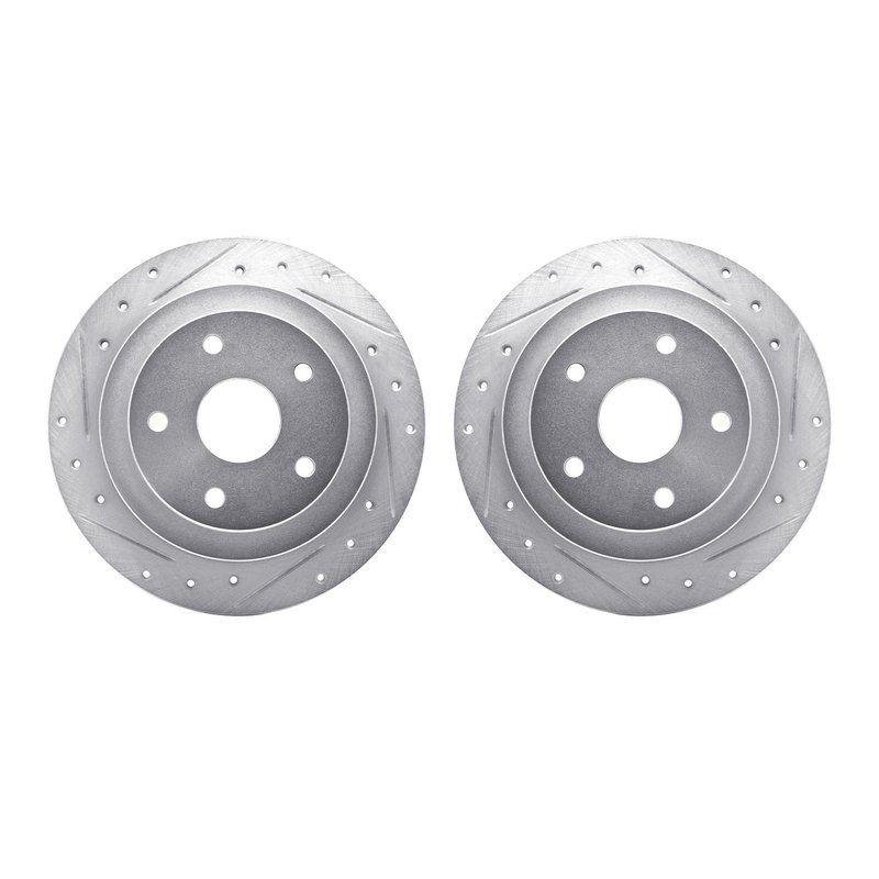 Dynamite Friction 7002-13044 Disc Brake Rotor Set - Rear