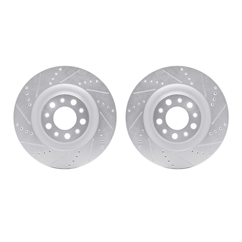 Dynamite Friction 7002-16008 Disc Brake Rotor Set - Rear