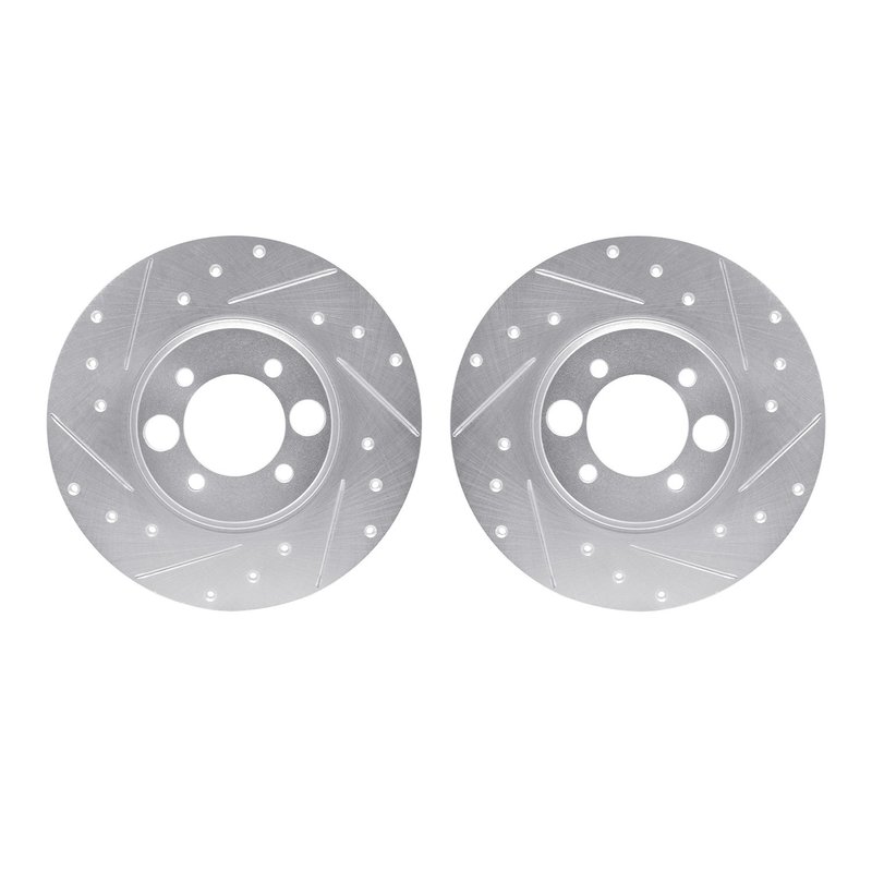 Dynamite Friction 7002-20024 Disc Brake Rotor Set - Rear