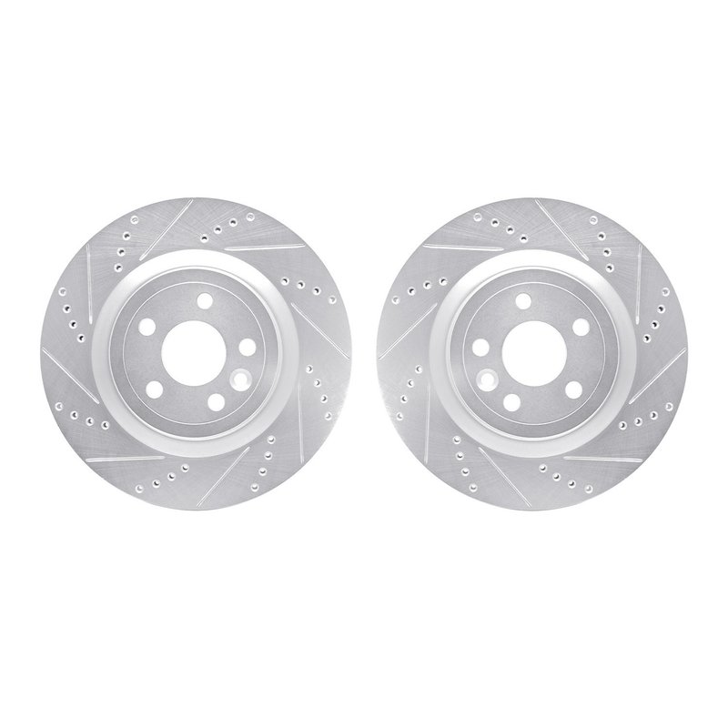 Dynamite Friction 7002-20025 Disc Brake Rotor Set - Rear