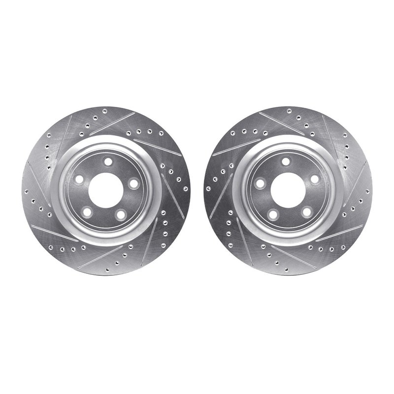 Dynamite Friction 7002-20027 Disc Brake Rotor Set - Rear