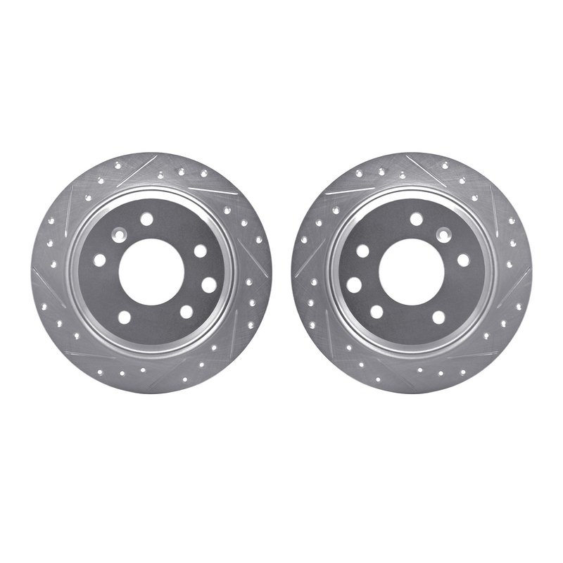 Dynamite Friction 7002-20033 Disc Brake Rotor Set - Rear