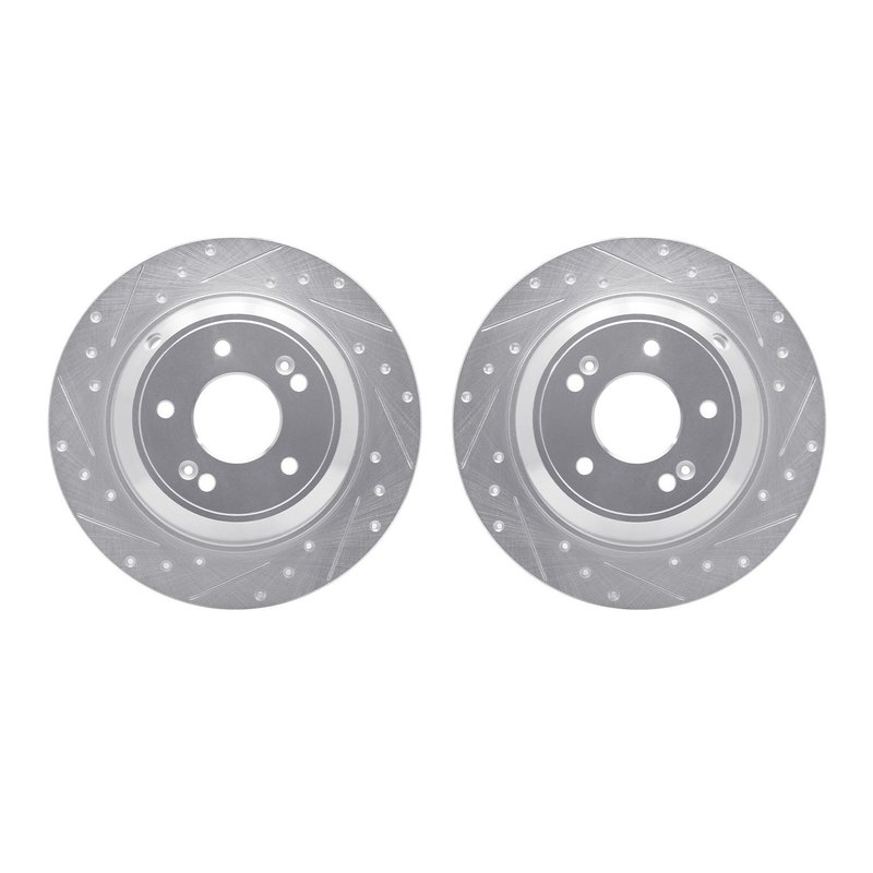 Dynamite Friction 7002-21026 Disc Brake Rotor Set - Rear