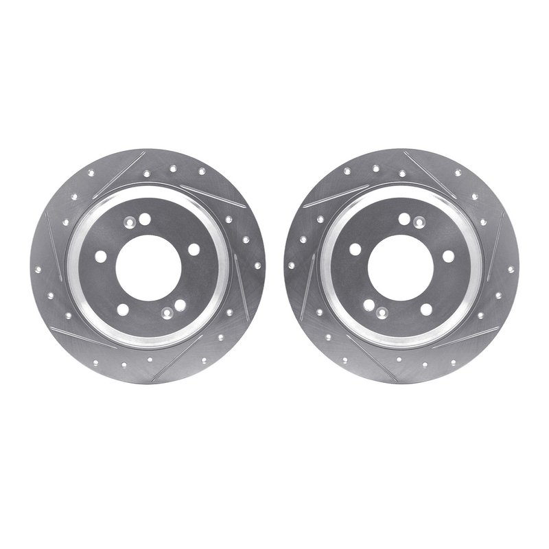 Dynamite Friction 7002-21027 Disc Brake Rotor Set - Rear
