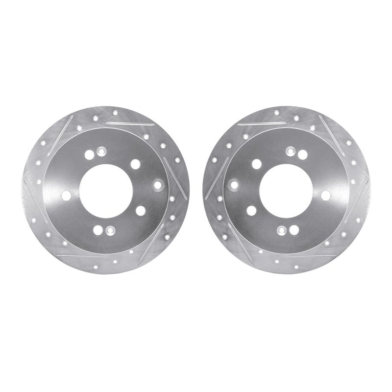 Dynamite Friction 7002-21035 Disc Brake Rotor Set - Rear