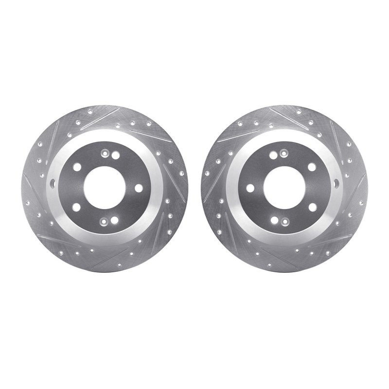 Dynamite Friction 7002-21042 Disc Brake Rotor Set - Rear