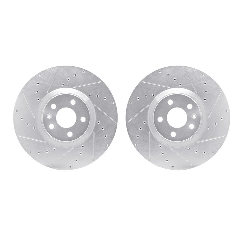 Dynamite Friction 7002-27025 Disc Brake Rotor Set - Front